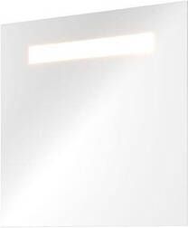 Basic Economic spiegel op aluminium frame met geintegreerde LED-verlichting 60 x 60 x 3 cm glas