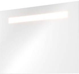 Basic Economic spiegel op aluminium frame met geintegreerde LED-verlichting 80 x 60 x 3 cm glas