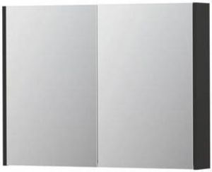 INK Spiegelkast met 2 dubbelzijdige spiegeldeuren en stopcontact schakelaar 1105302