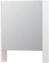 INK SPK3 spiegelkast met 1 dubbel gespiegelde deur open planchet stopcontact en schakelaar 60 x 14 x 74 cm mat wit