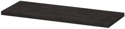 Ink Topdeck Afdekplaat t.b.v. onderkast hout decor 35mm dik Houtskool eiken 1200x450x35 mm (bxdxh)