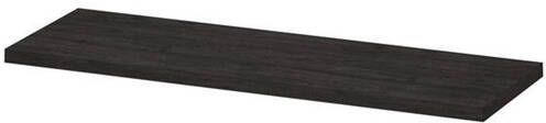 Ink Topdeck Afdekplaat t.b.v. onderkast hout decor 35mm dik Houtskool eiken 1400x450x35 mm (bxdxh)