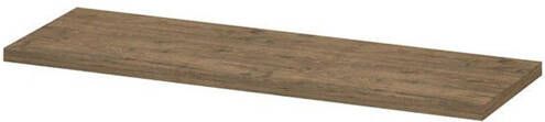 Ink Topdeck Afdekplaat t.b.v. onderkast hout decor 35mm dik Naturel eiken 1400x450x35 mm (bxdxh)