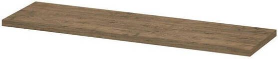 Ink Topdeck Afdekplaat t.b.v. onderkast hout decor 35mm dik Naturel eiken 1600x450x35 mm (bxdxh)