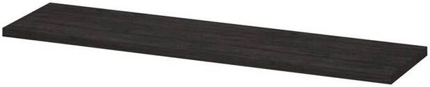 Ink Topdeck Afdekplaat t.b.v. onderkast hout decor 35mm dik Houtskool eiken 1800x450x35 mm (bxdxh)