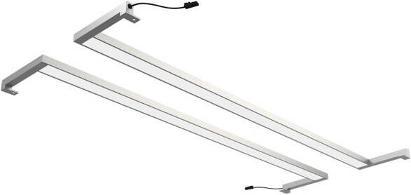 INK LED balk opbouw LED-verlichting geschikt voor spiegelkast en spiegel 60 cm aluminium