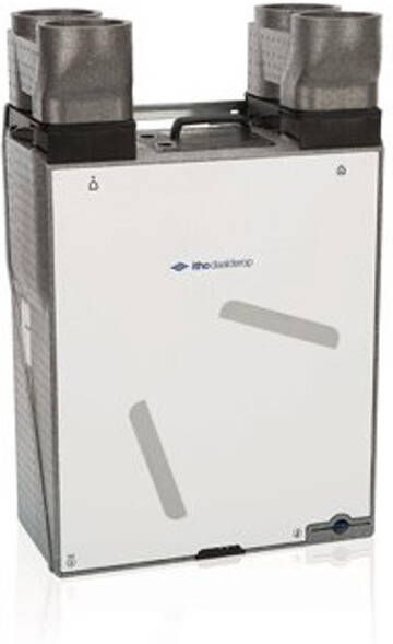 Itho Daalderop HRU ventilatieunit met warmteterugwinning 200 200m3 h HRU ECO 200 E RFT + Euro stekker 03-00407
