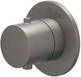 Ivy Bond Afbouwdeel voor Inbouwthermostaat Symmetry rond rozet Geborsteld metal black PVD 6202416 - Foto 1