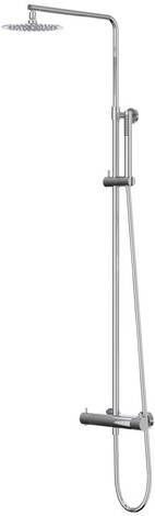 Ivy Bond Regendoucheset opbouw 25cm slim hoofddouche satin spray handdouche Chroom CSB1CRCB - Foto 1