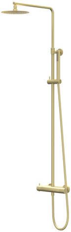 Ivy Bond Regendoucheset opbouw 30cm slim hoofddouche 3-standen handdouche Geborsteld mat goud PVD CSB1MPBC
