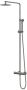 Ivy Bond Regendoucheset opbouw 30cm slim hoofddouche satin spray handdouche Geborsteld metal black PVD CSB1GMCC - Thumbnail 2