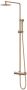 Ivy Bond Regendoucheset opbouw 30cm slim hoofddouche staafmodel handouche Geborsteld mat koper PVD CSB1GKAC - Thumbnail 2