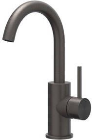 Ivy Concord Wastafelmengkraan opbouw draaibare uitloop coldstart RVS316 geborsteld carbon black PVD 6100264 - Foto 1