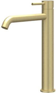 Ivy Concord Wastafelmengkraan opbouw verhoogd coldstart RVS316 geborsteld mat goud PVD 6100452 - Foto 1