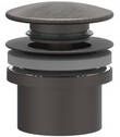 IVY Design Afvoerplug klikwaste RVS316 geborsteld carbon black PVD 6901764 - Foto 1