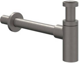 IVY Design Sifon hoog model Geborsteld metal black PVD 6901806