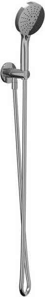 IVY Handdoucheset Set Bestaande Uit Doucheslang 150 cm Wandhouder Met Uitlaat En Staafhanddouche Chroom - Foto 1