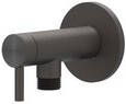 IVY Hoekstopkraan 1 2" 3 8 RVS316 geborsteld carbon black PVD 6901914 - Foto 1