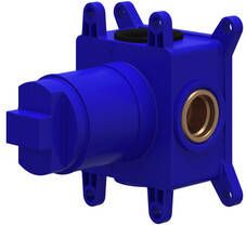 IVY Inbouwbox voor inbouw 3-weg stop-omstel symmetry donker blauw 6202440