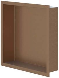 Ivy Inbouwnis 30x30x7.5cm Geborsteld mat koper PVD 6500705