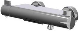 IVY Badthermostaatkraan Pact Opbouw Omstel Met Cascade Uitloop Met Omstel Cooltouch Chroom
