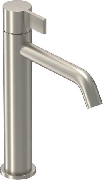 IVY Pact eenhendel wastafelmengkraan M model voorzien van coldstart geborsteld nickel PVD