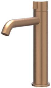 Ivy Tribe Wastafelmengkraan opbouw middelhoog coldstart RVS316 geborsteld mat koper PVD 6100413 - Foto 1