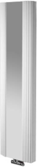 Jaga Iguana Visio Designradiator met spiegel 1800x730mm 1634 watt mat wit VIPW180073333MM