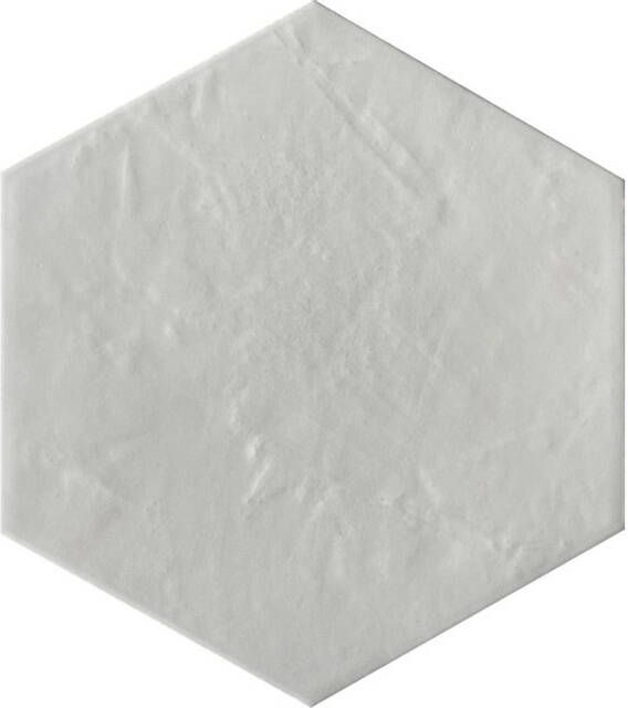 Jos. Dust vloer- en wandtegel 17.5x20cm hexagon R10 mat ice (wit) 1981231
