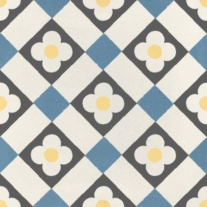 Jos. Hidro Decortegel 20x20cm 8.3mm porcellanato Funflowers Blue 1426645