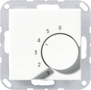 Jung AS500 Ruimtethermostaat H10xB10xD8.5cm Wit TRA236WW