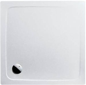 Kaldewei Superplan douchebak plaatstaal 120x120x2.5 vierkant met styropordrager wit 447148040001