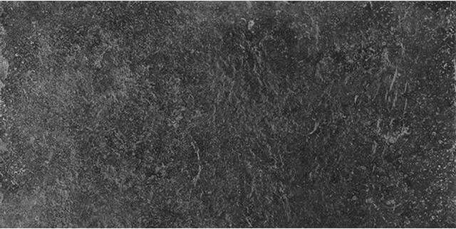 Kerabo North Feeling Night keramische vloer- en wandtegel betonlook gerectificeerd 30 x 60 cm antraciet