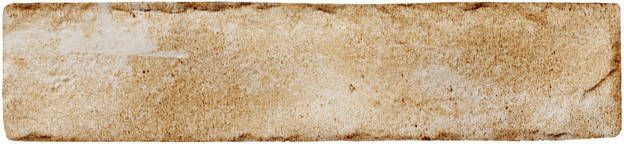 Kerabo wand- en vloertegel 6x25cm Rechthoek 10mm Betonlook London beige SW07311690