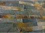 Kerabo Jabo Schiste flatface stonepanel tegelstroken leisteen 60x15 cm rusty slate (per stuk) - Thumbnail 1
