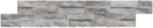 Kerabo Wandtegel Rock Grey 7 5x38 5 cm Natuursteen look Mat Grijs SW07310730
