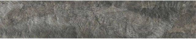 Keradom Minerali Vloer- en wandtegel 8x39cm 9mm R10 porcellanato Grafite 1596958