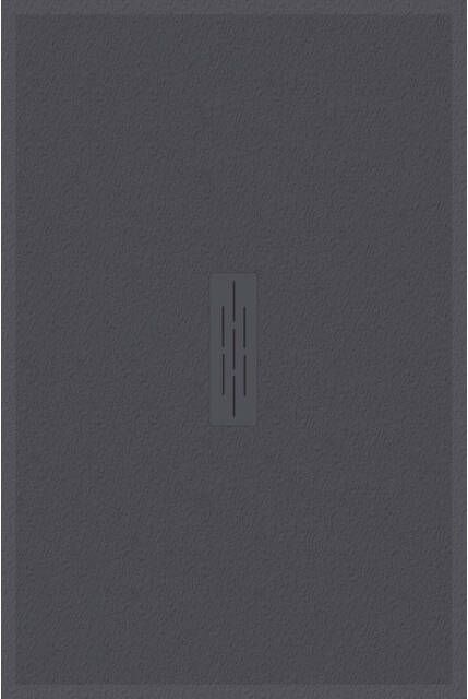 Kinedo Kinemoon style douchebak 140x80cm inbouw opbouw zaagbaar mineraalcomposiet antraciet rd768a