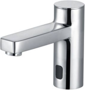 Kludi Zenta E elektronische wastafelkraan voor koud of voorgemengd water 230V aansluiting chroom 3820505