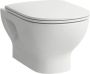 Laufen LUA wandcloset pack 820081 met Basic rimless toilet 52 cm en slim seat closetzitting met softclose wit - Thumbnail 1