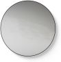 Looox Black line Mirror spiegel rond 100cm black line round zwart SPBLR1000 - Thumbnail 1