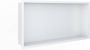 LOOOX inbouwnis RVS 60 x 30 cm met flens met deur diepte 7 cm wit - Thumbnail 1