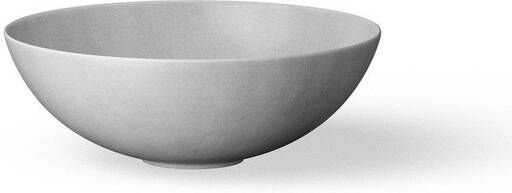 LOOOX Ceramic Raw Light Grey ruw keramische waskom 400 x 150 mm zonder kraangat zonder overloop licht grijs