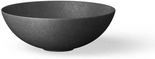 LOOOX Ceramic Raw Black ruw keramische waskom 400x150 mm zonder kraangat zonder overloop zwart WWK40ZW