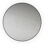 Looox Mirror collection spiegel rond 70cm ind.LED verl. sp.verw. m.black SPMBLR700 - Thumbnail 1