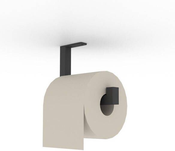 Looox Mini Base Shelf toiletrolhouder 16x14cm mat zwart