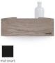Looox Wood collection shelf BoX 30cm met bodemplaat zwart mat eiken zwart mat WSHBOX30MZ - Thumbnail 1