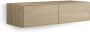 Looox Wood collection Wood wastafelonderbouwkast m. 2 laden 120x30x46cm eiken old grey WF1200-2 - Thumbnail 1