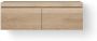 Looox Wood collection Wooden Drawer BoX ladenkast met 2 laden 120x45x46cm met softclose eiken old grey WDB1200-2 - Thumbnail 1
