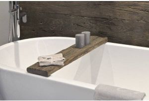 Looox Wooden collection bath shelf raw ca.88x16x4cm set a 3 stuks massief eiken wbshraw88set